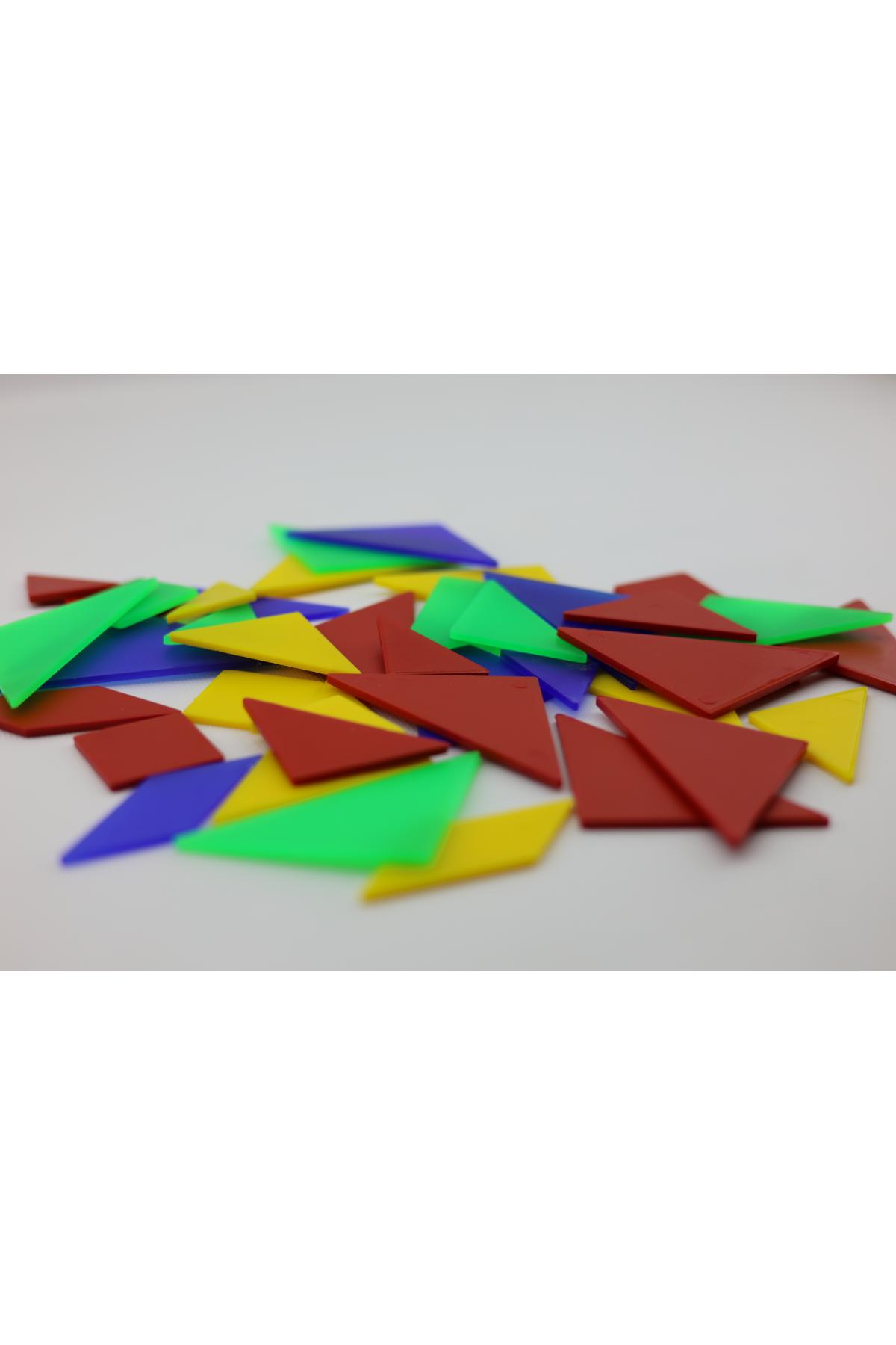 Luga Atölye Renkli Tangram Seti | Zeka Geliştiren Eğlenceli Bulmaca Luga Atölye Renkli Tangram Seti | Zeka Geliştiren Eğlenceli Bulmaca
