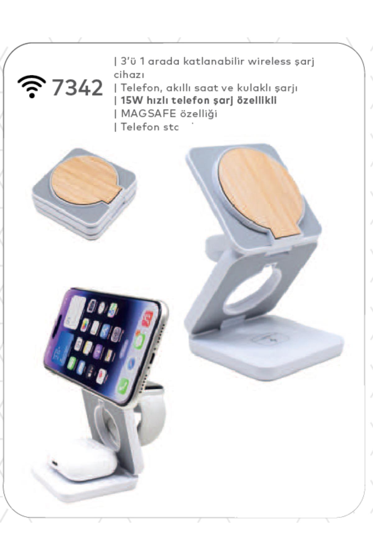 Promosyon 3`ü 1 Arada Katlanabilir Wireless Şarj Cihazı (Teklif Alınız) - 7342 Promosyon 3`ü 1 Arada Katlanabilir Wireless Şarj Cihazı (Teklif Alınız) - 7342