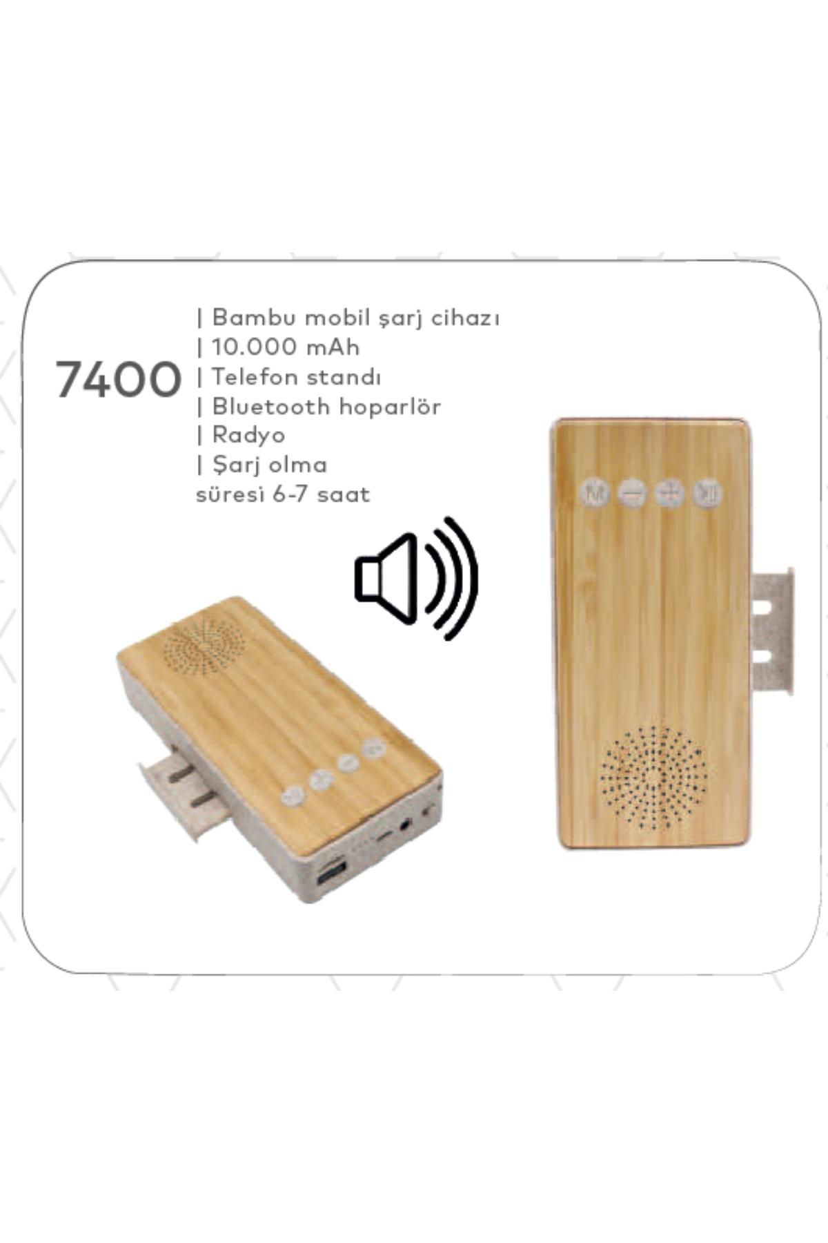 Promosyon Bambu Mobil Şarj Cihazı 10.000 mAH (Teklif Alınız) - 7400 Promosyon Bambu Mobil Şarj Cihazı 10.000 mAH (Teklif Alınız) - 7400