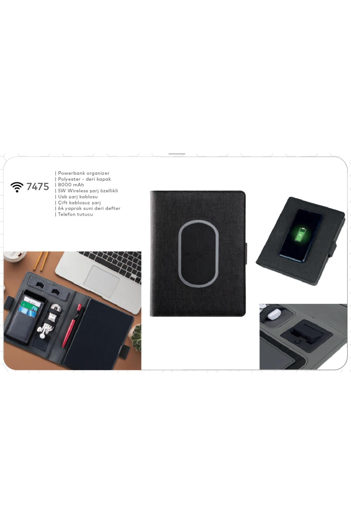 Promosyon Powerbank Orgenizerli Ajanda (Teklif Alınız) - 7475 Promosyon Powerbank Orgenizerli Ajanda (Teklif Alınız) - 7475