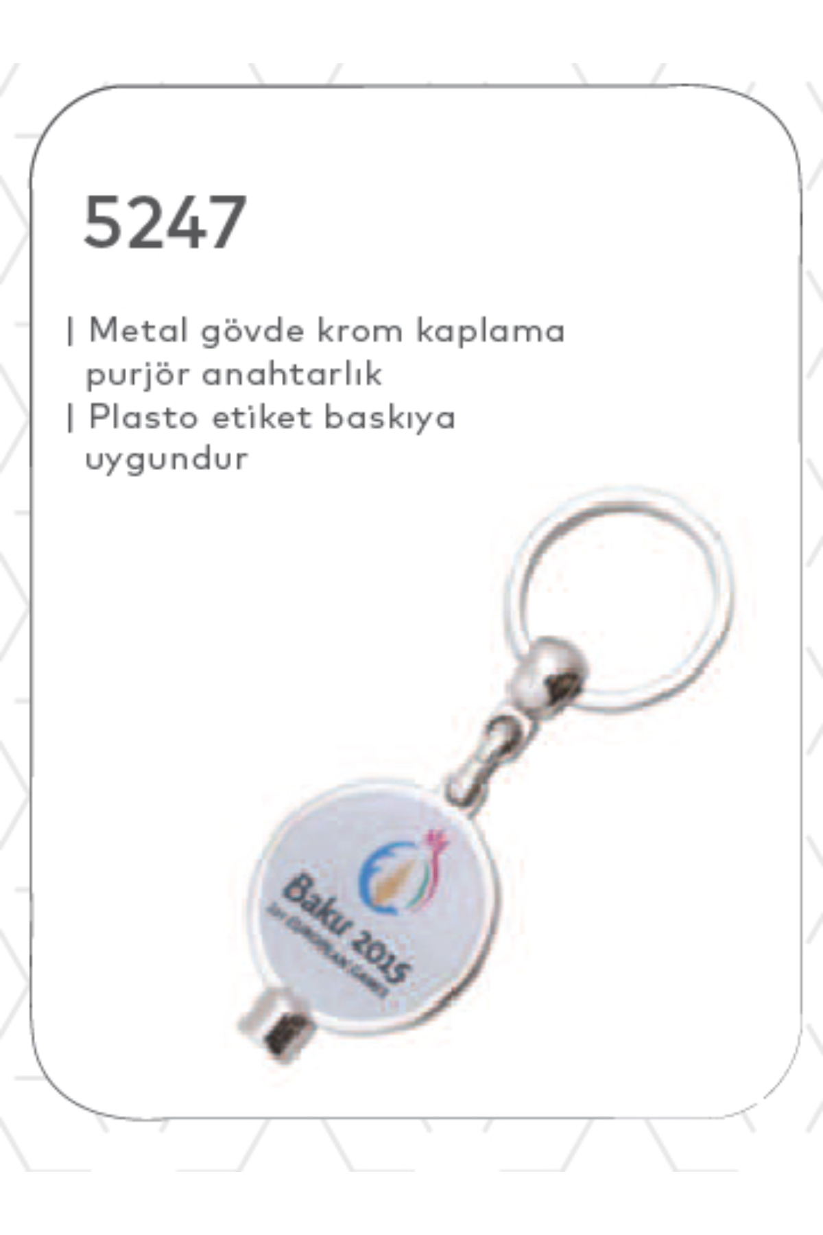 Promosyon Purjör Krom Anahtarlık (Teklif Alınız) - 5247 Promosyon Purjör Krom Anahtarlık (Teklif Alınız) - 5247