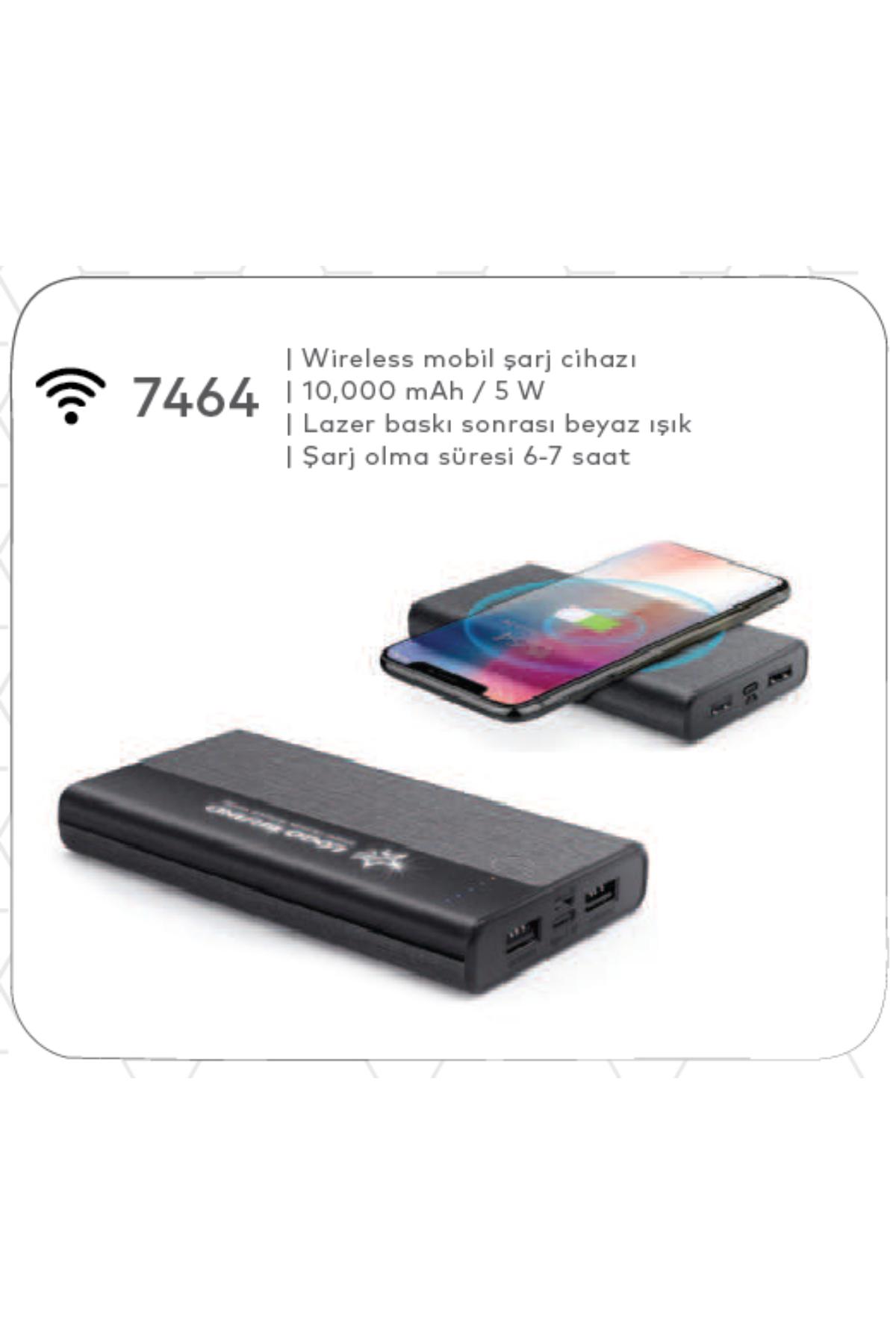 Promosyon Wireless Mobil Şarj Cihazı 10.000 mAH (Teklif Alınız) - 7464 Promosyon Wireless Mobil Şarj Cihazı 10.000 mAH (Teklif Alınız) - 7464
